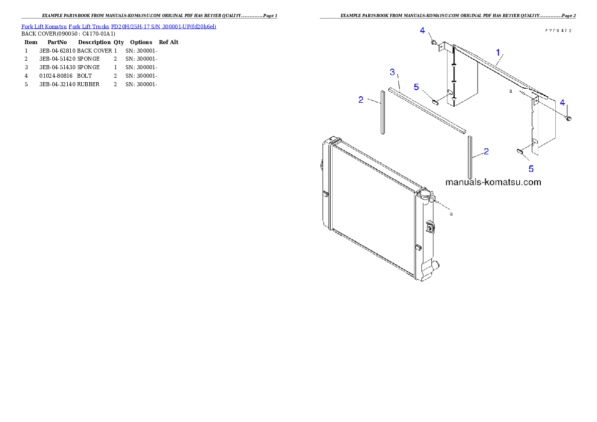 Protected: FD20H/25H-17 S/N 300001-UP Partsbook