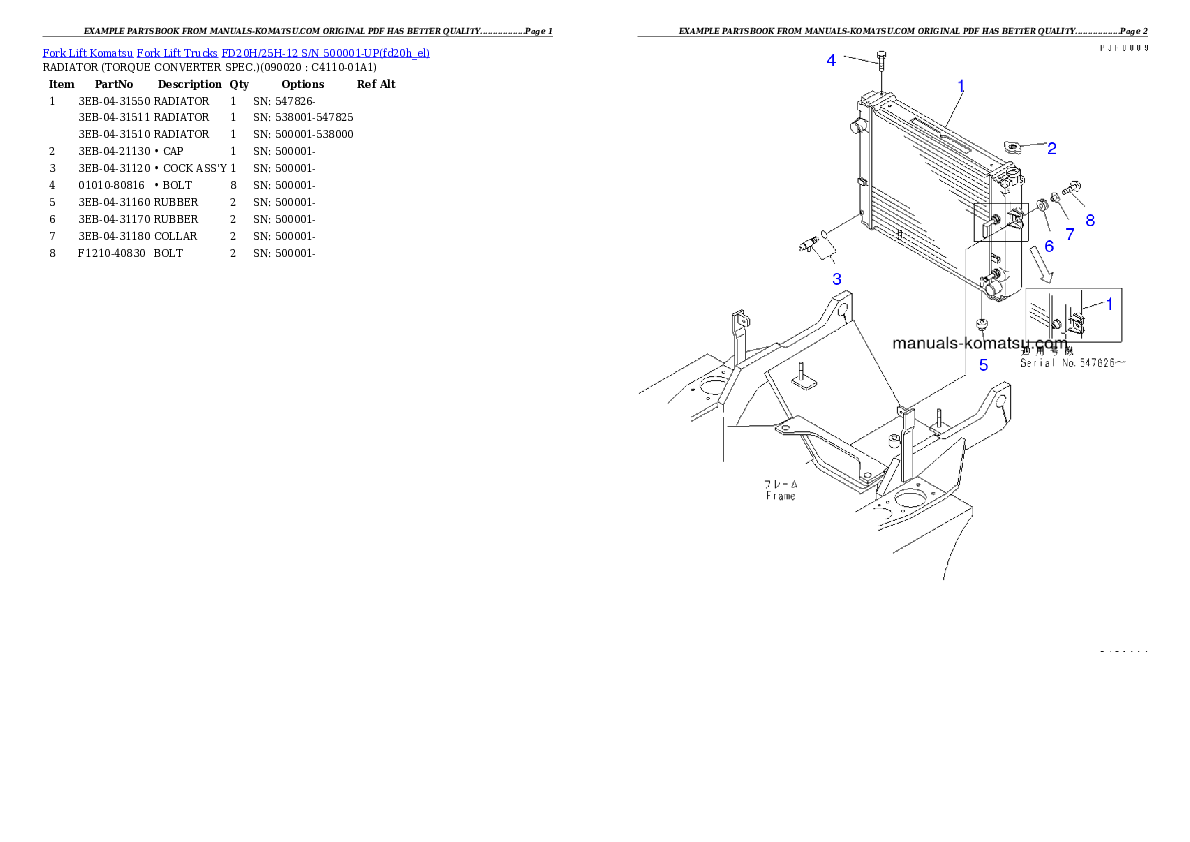 Protected: FD20H/25H-12 S/N 500001-UP Partsbook
