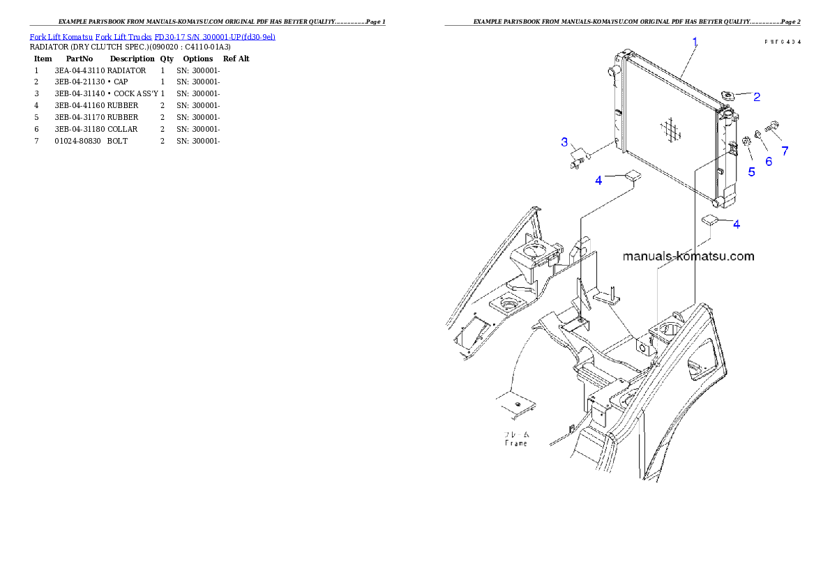 Protected: FD30-17 S/N 300001-UP Partsbook