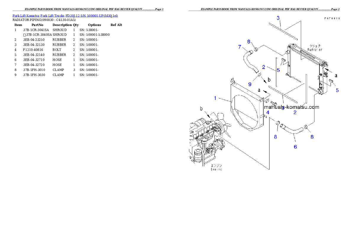Protected: FD30J-12 S/N 500001-UP Partsbook