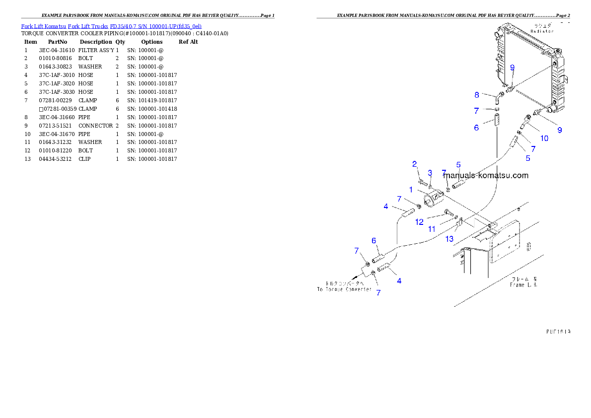 Protected: FD35/40-7 S/N 100001-UP Partsbook