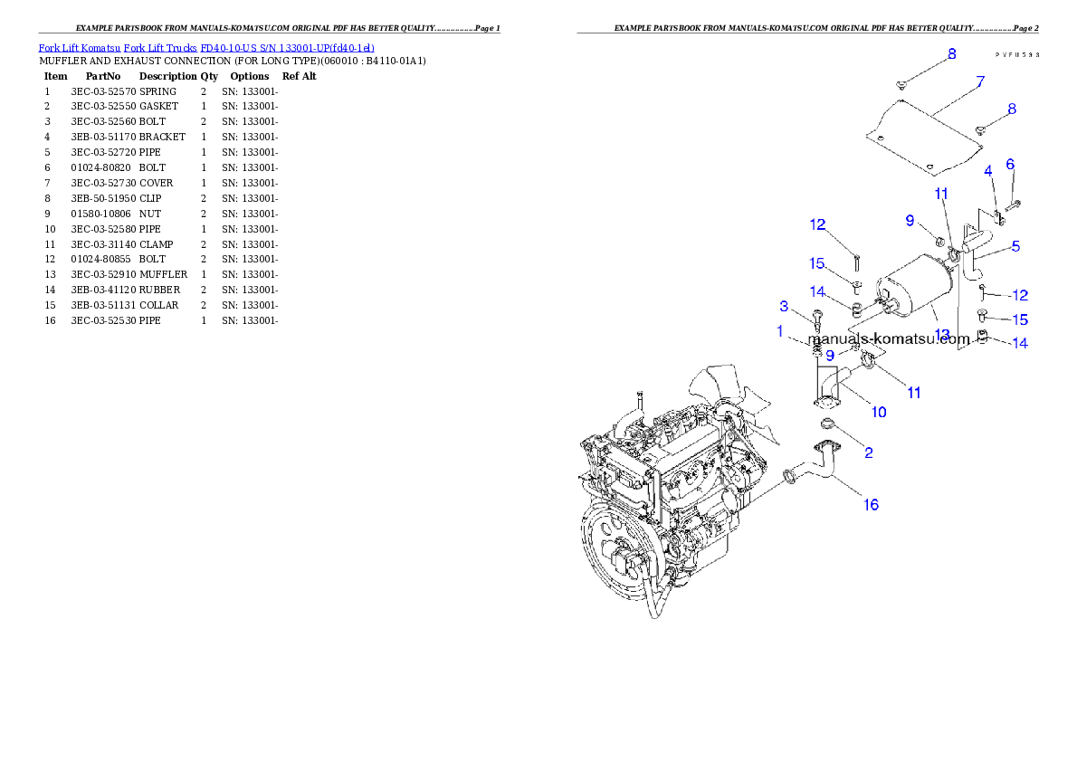 Protected: FD40-10-US S/N 133001-UP Partsbook