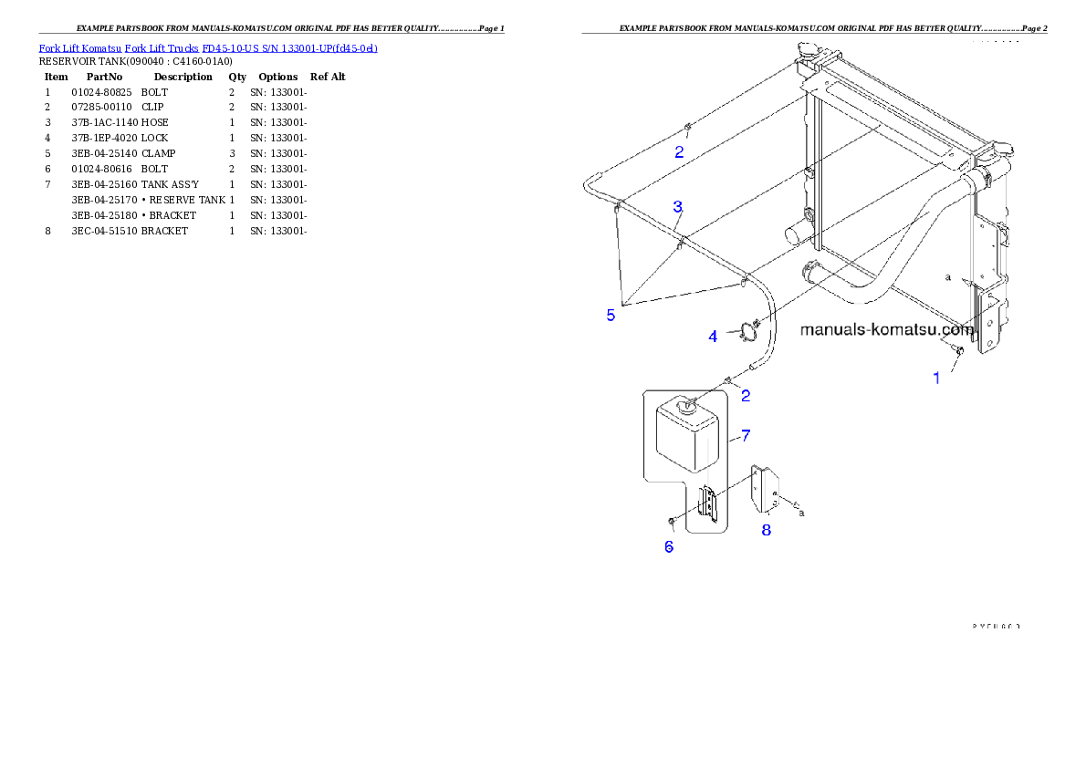 Protected: FD45-10-US S/N 133001-UP Partsbook