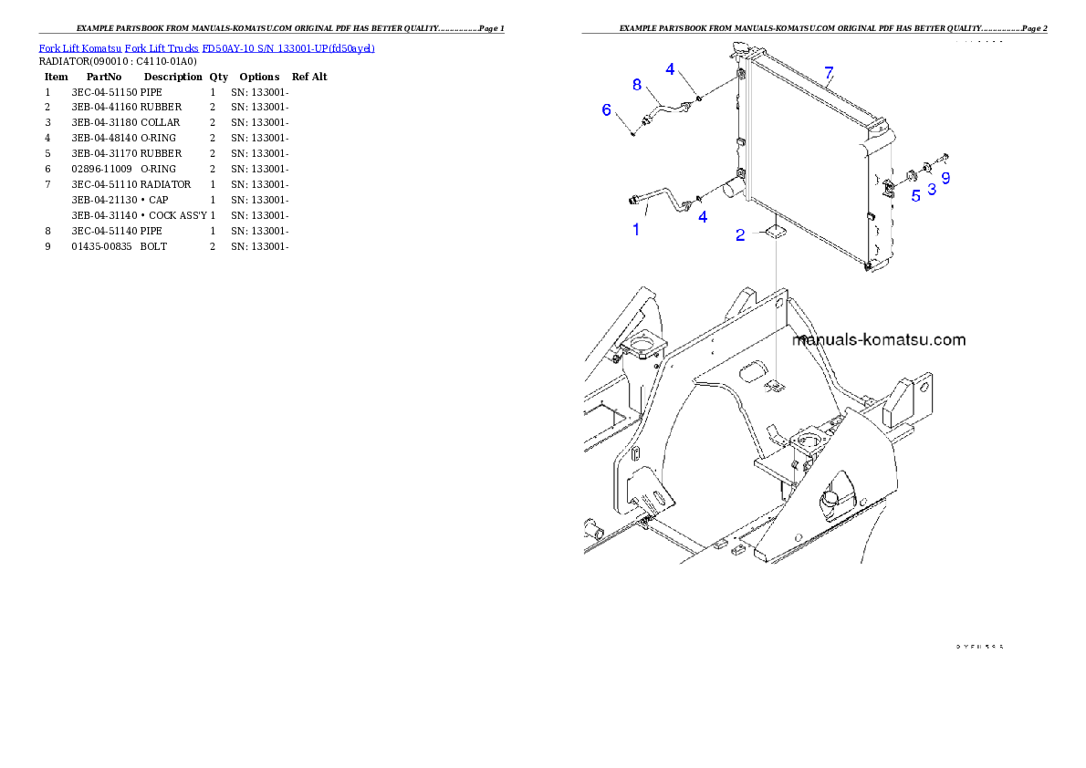 Protected: FD50AY-10 S/N 133001-UP Partsbook