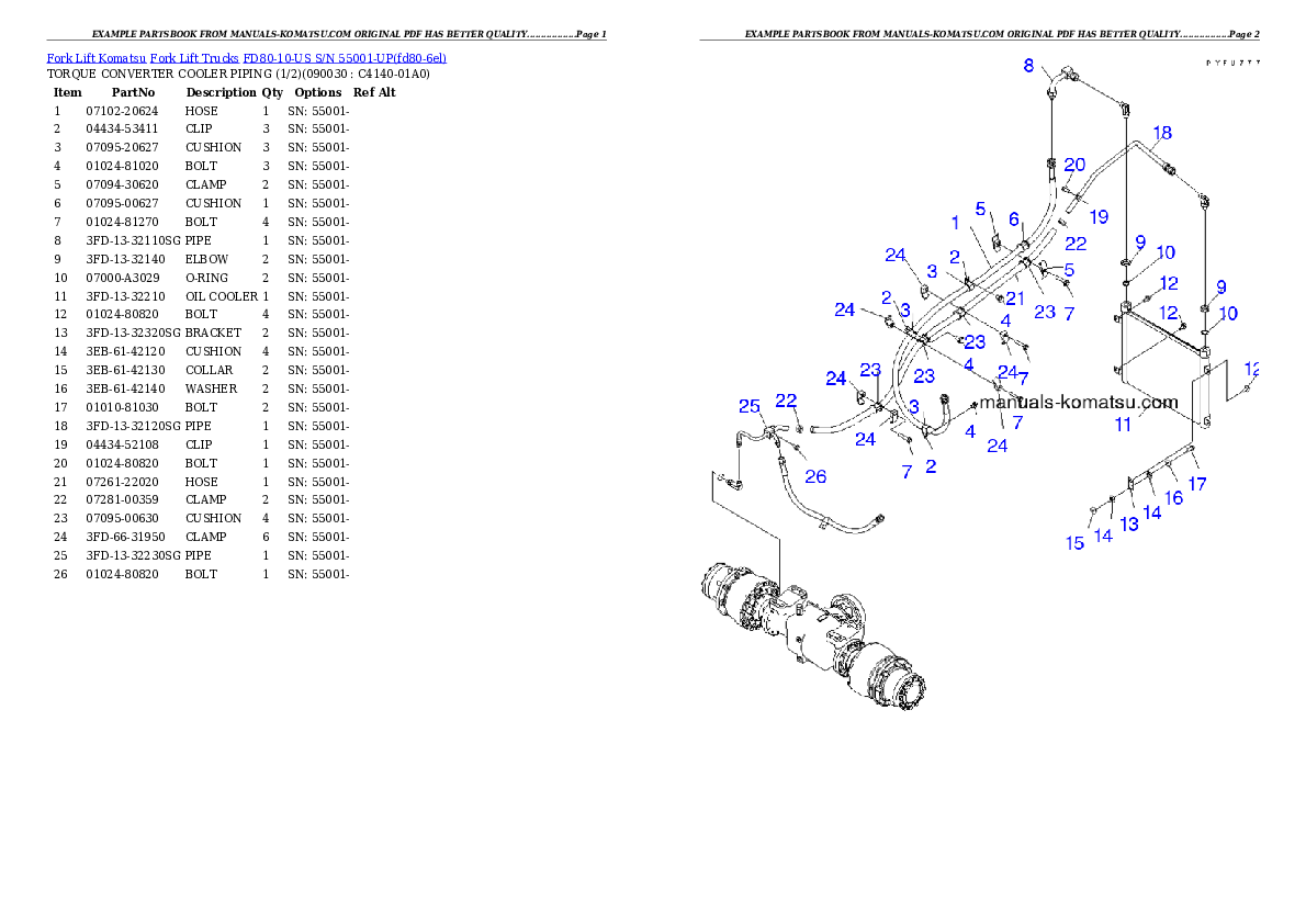 Protected: FD80-10-US S/N 55001-UP Partsbook