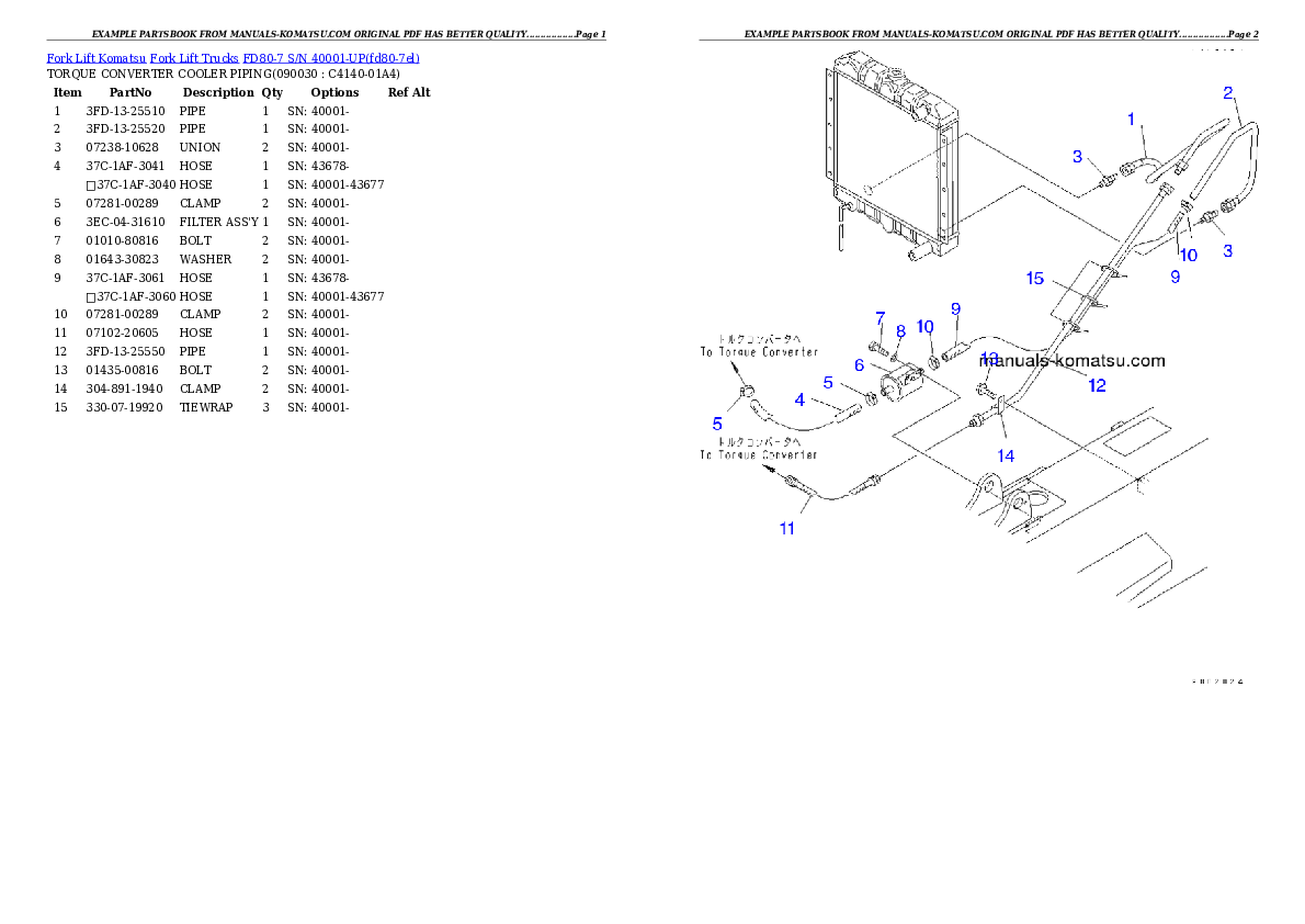 Protected: FD80-7 S/N 40001-UP Partsbook