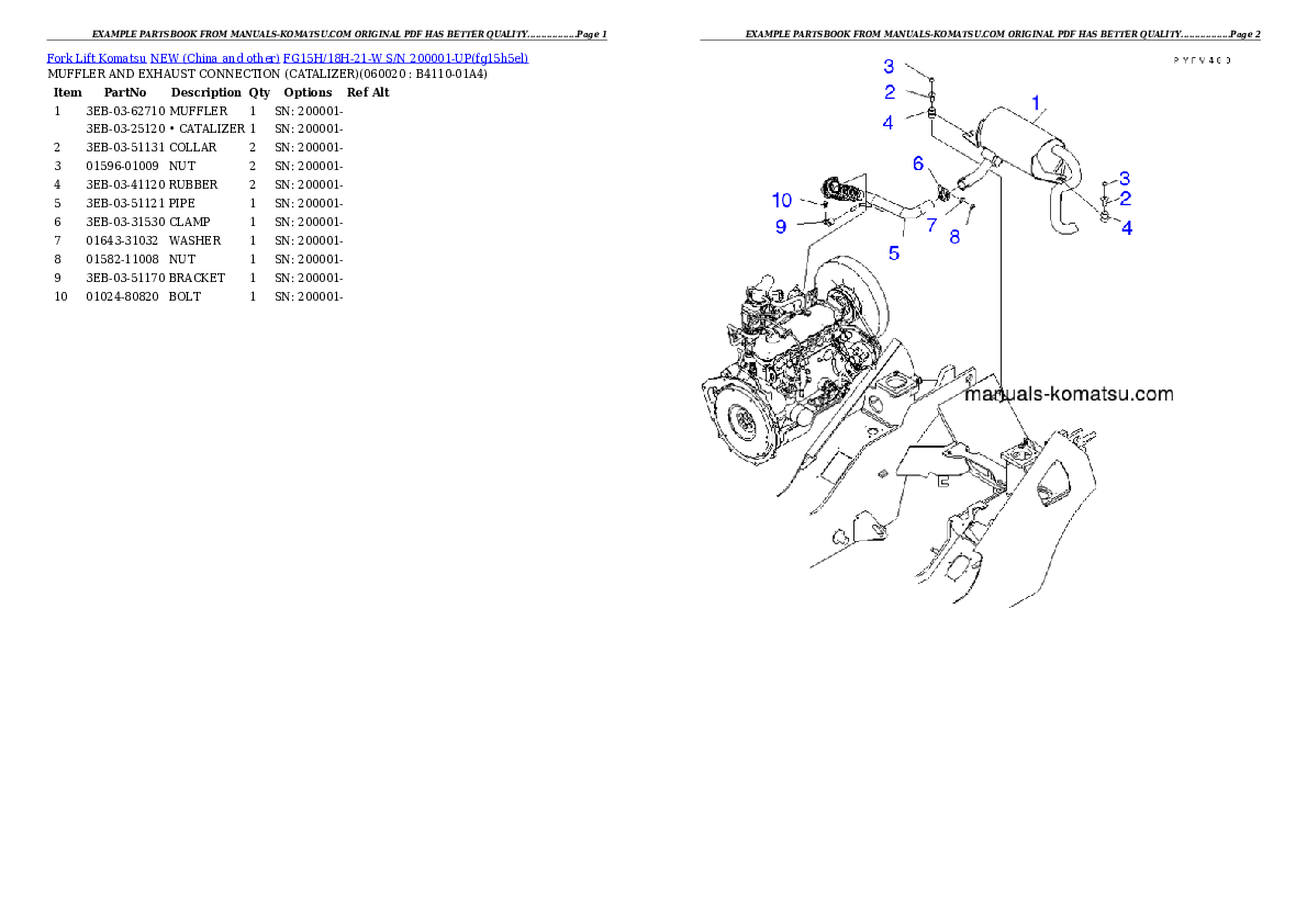 Protected: FG15H/18H-21-W S/N 200001-UP Partsbook