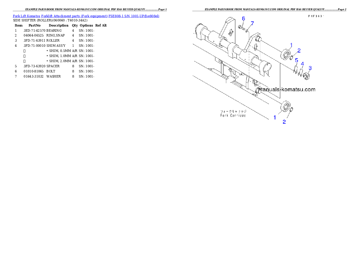 Protected: FSE808-1 S/N 1001-UP Partsbook