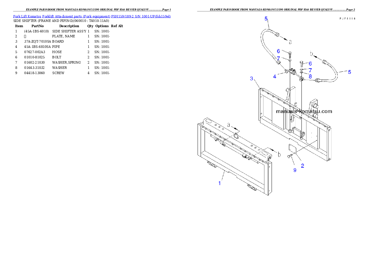 Protected: FSH159/189-2 S/N 1001-UP Partsbook