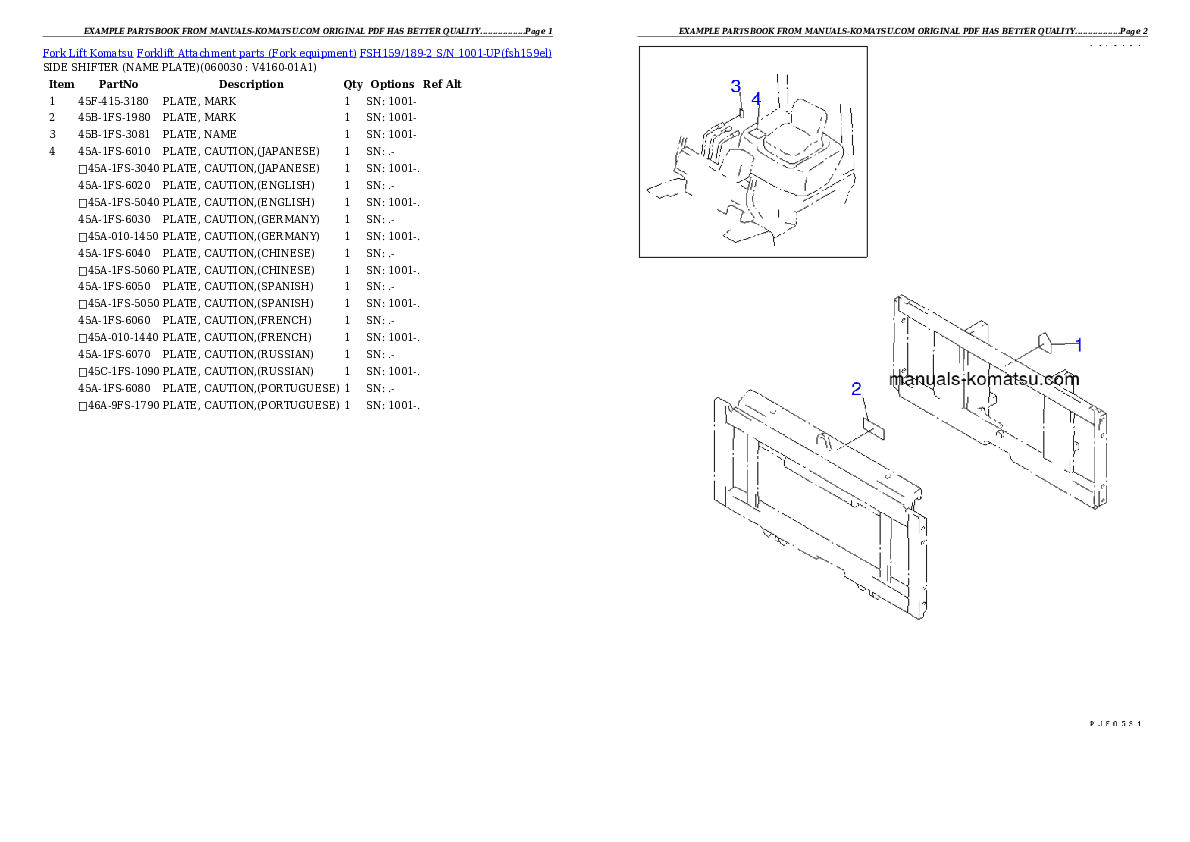 Protected: FSH159/189-2 S/N 1001-UP Partsbook