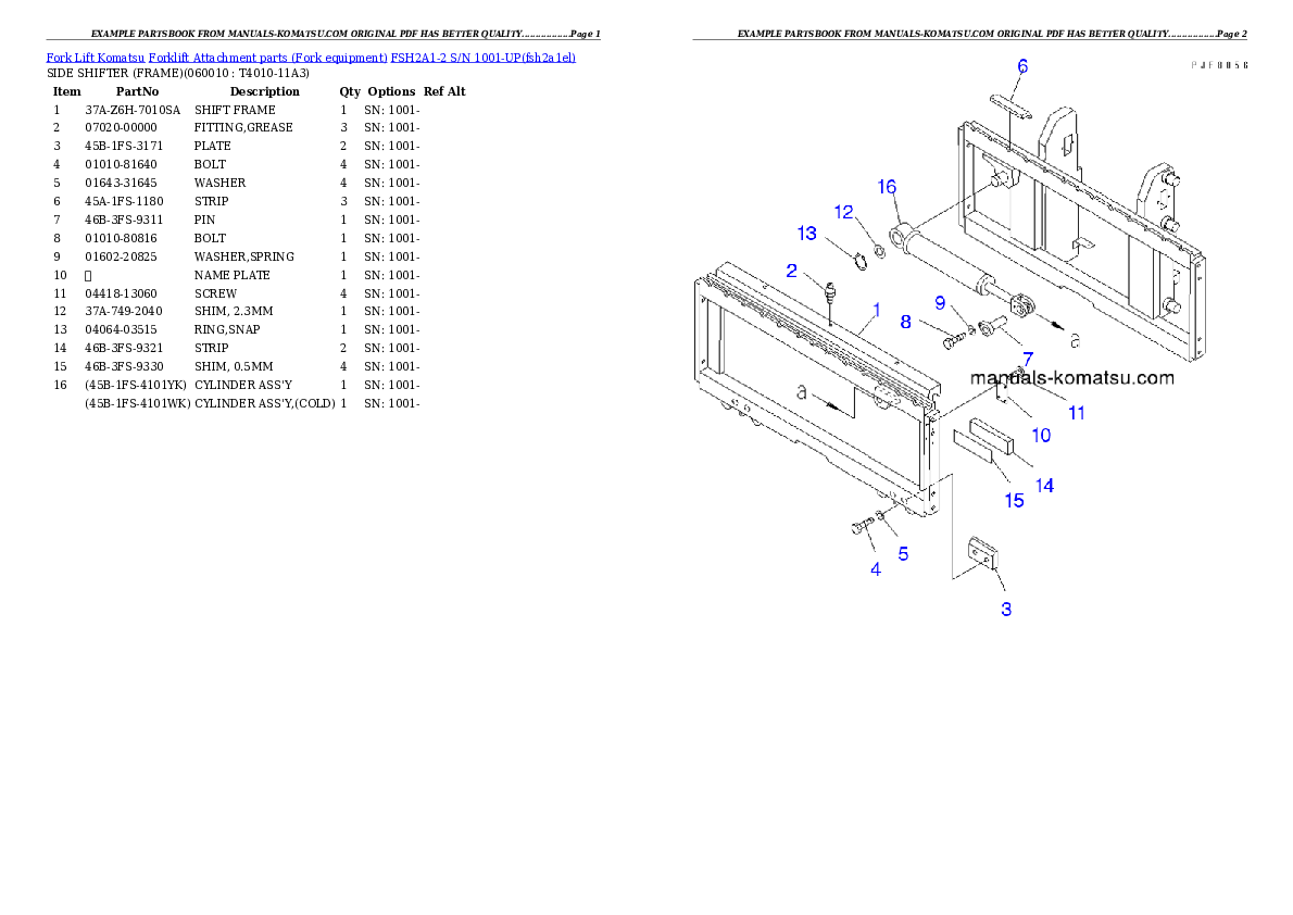 Protected: FSH2A1-2 S/N 1001-UP Partsbook