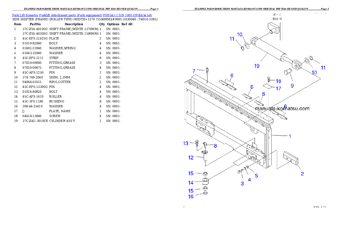 Protected: FSH5A1-1 S/N 1001-UP Partsbook