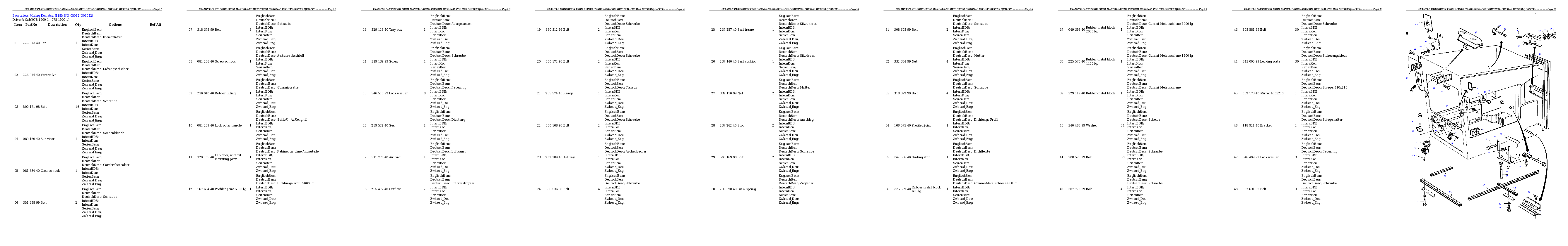 Protected: H185 S/N 05042 Partsbook