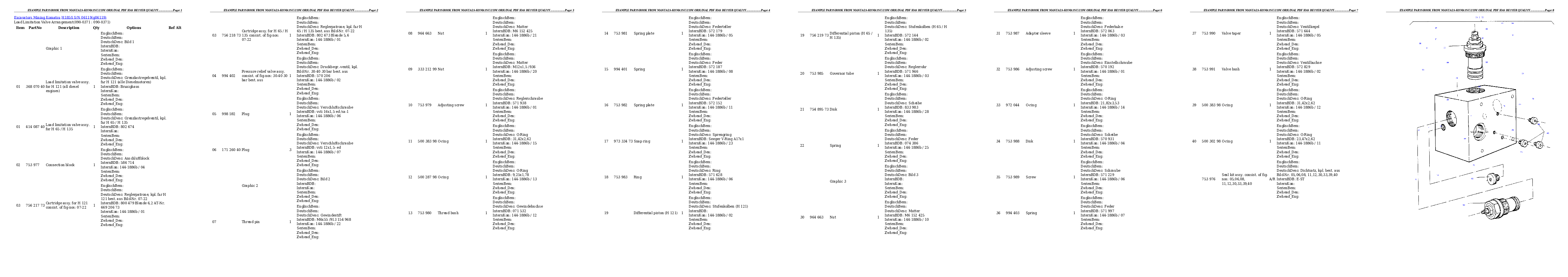 Protected: H185S S/N 06119 Partsbook