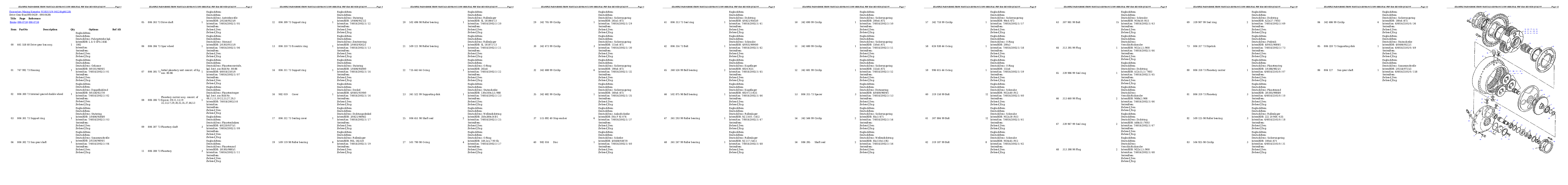 Protected: H185S S/N 06128 Partsbook