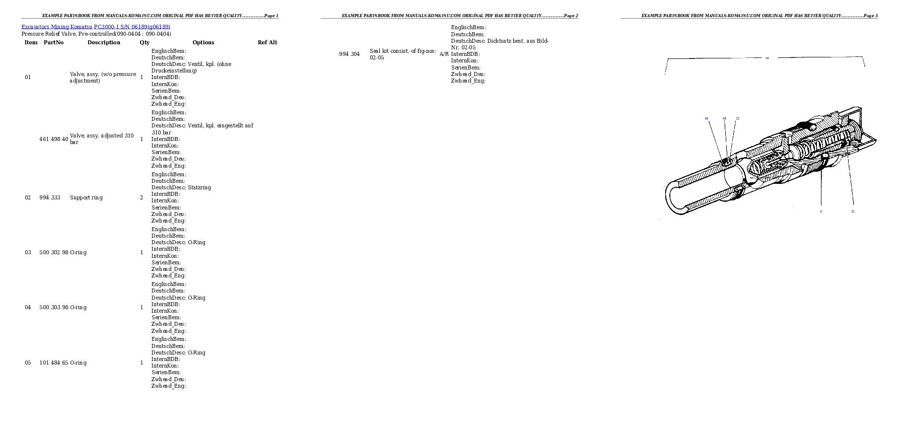 Protected: PC3000-1 S/N 06189 Partsbook