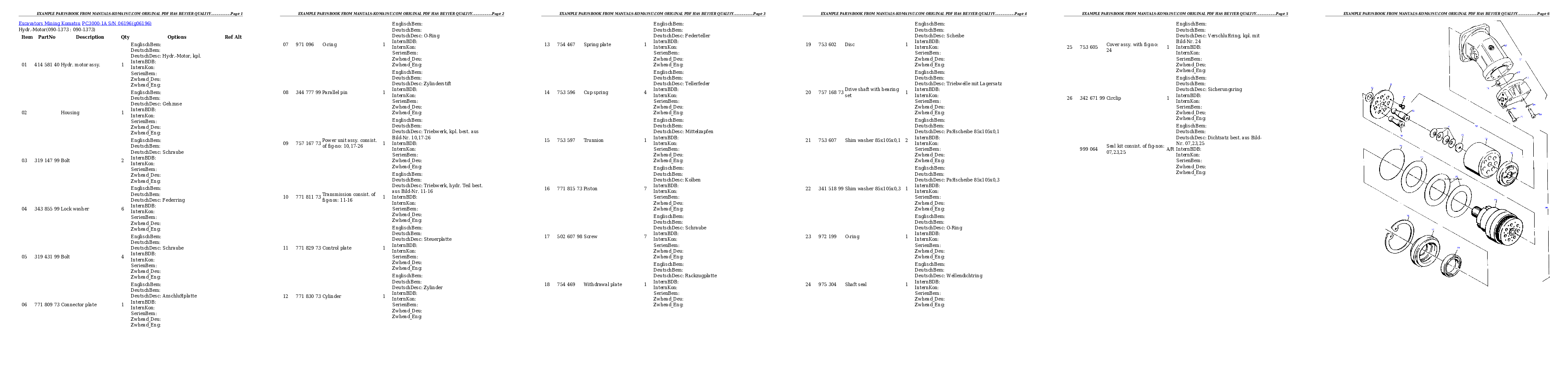Protected: PC3000-1A S/N 06196 Partsbook