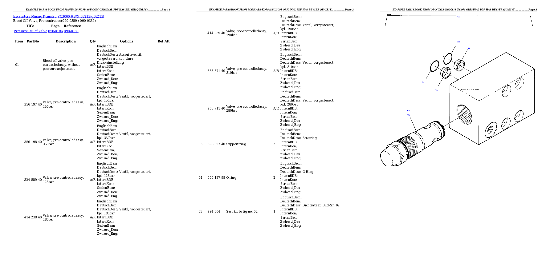 Protected: PC3000-6 S/N 06213 Partsbook