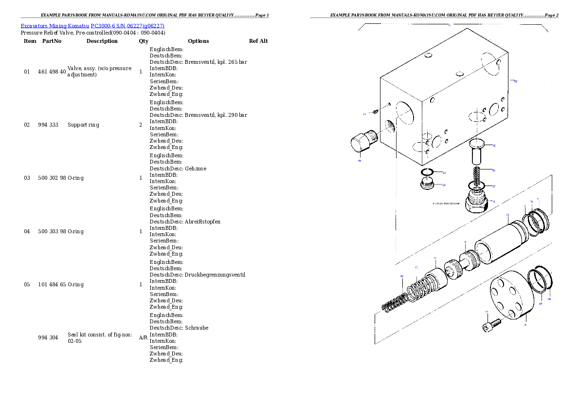 Protected: PC3000-6 S/N 06227 Partsbook