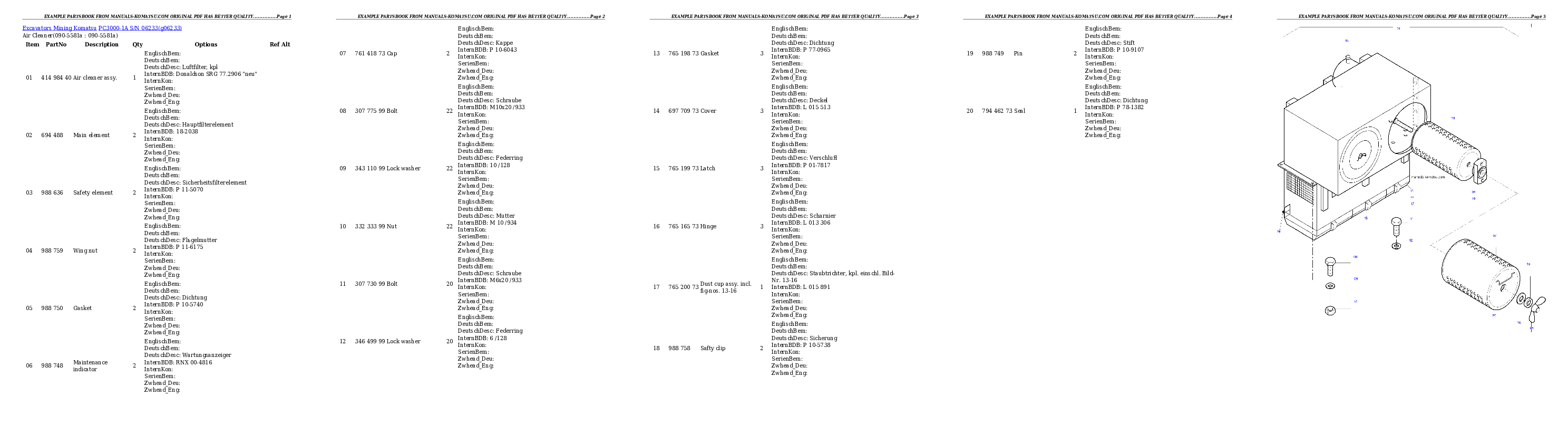 Protected: PC3000-1A S/N 06233 Partsbook