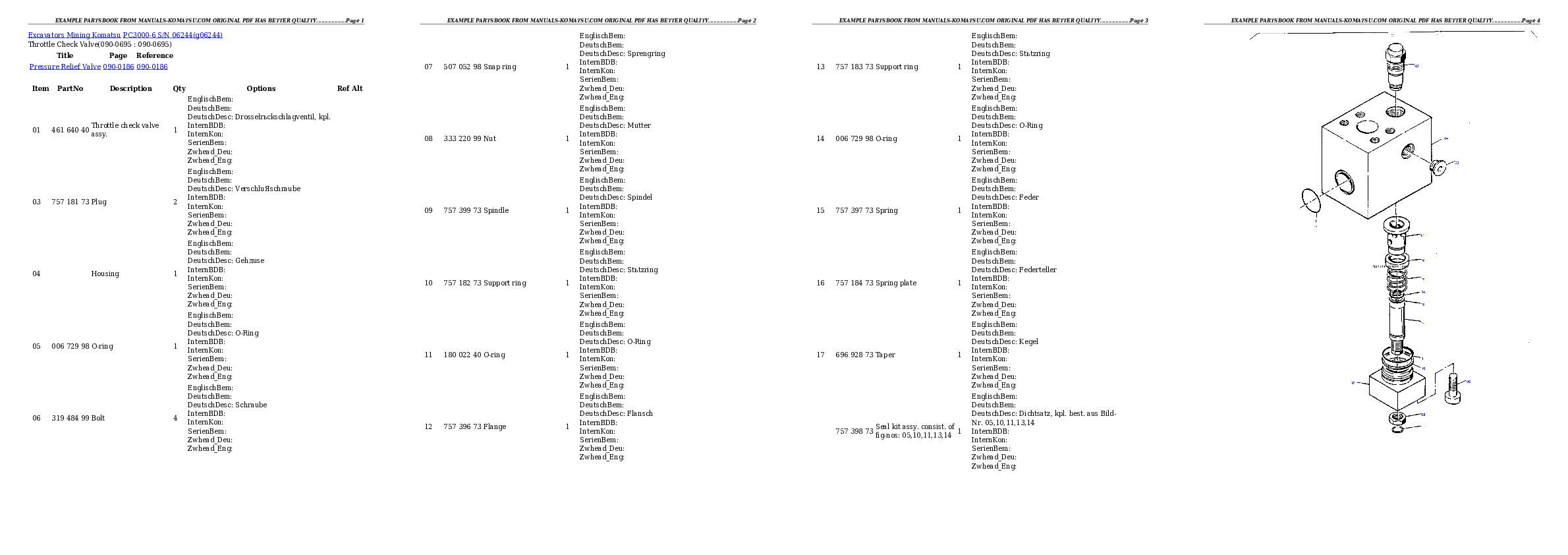 Protected: PC3000-6 S/N 06244 Partsbook