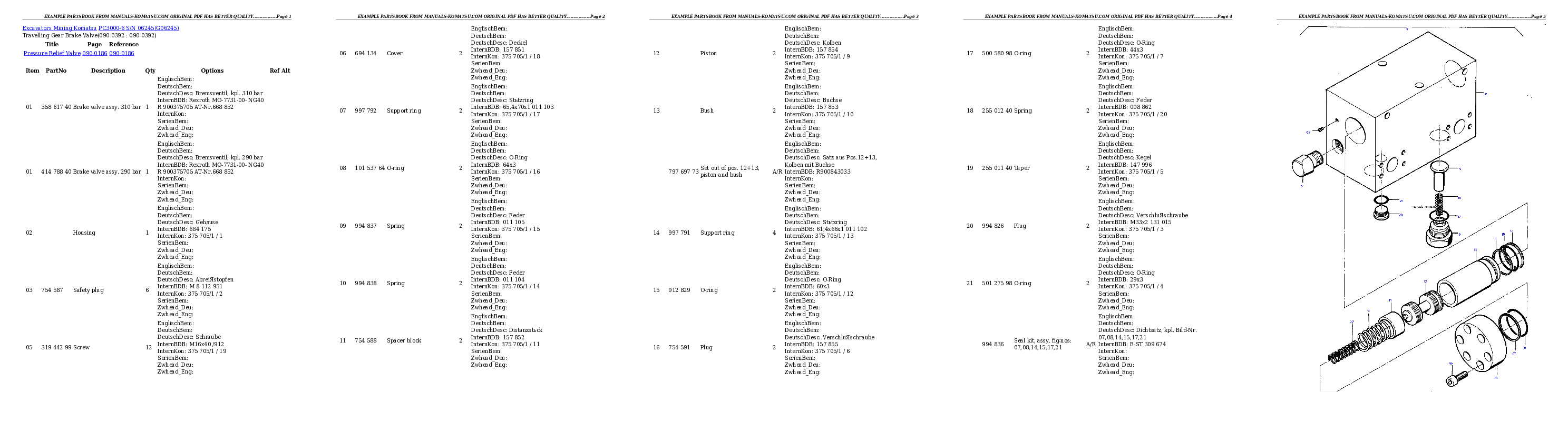 Protected: PC3000-6 S/N 06245 Partsbook