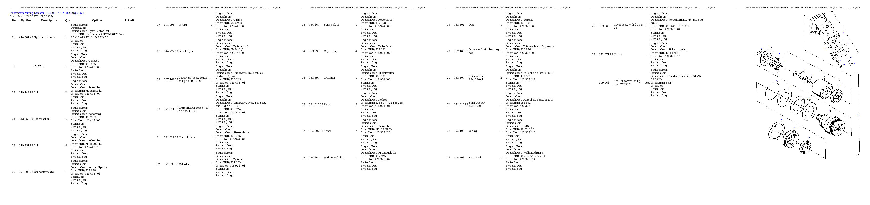 Protected: PC3000-1E S/N 06252 Partsbook