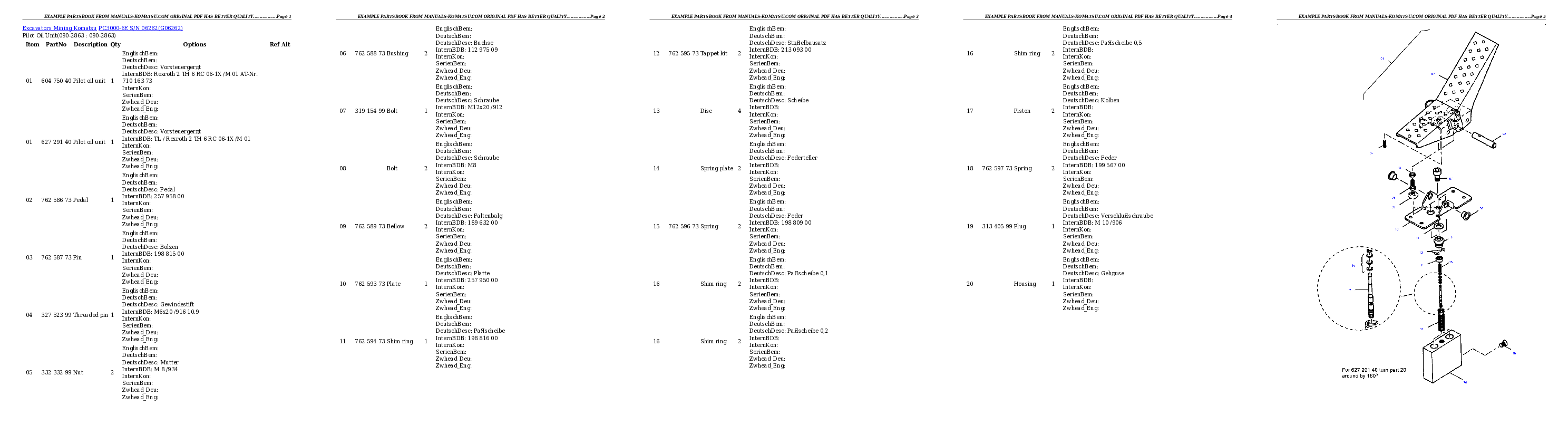 Protected: PC3000-6E S/N 06262 Partsbook