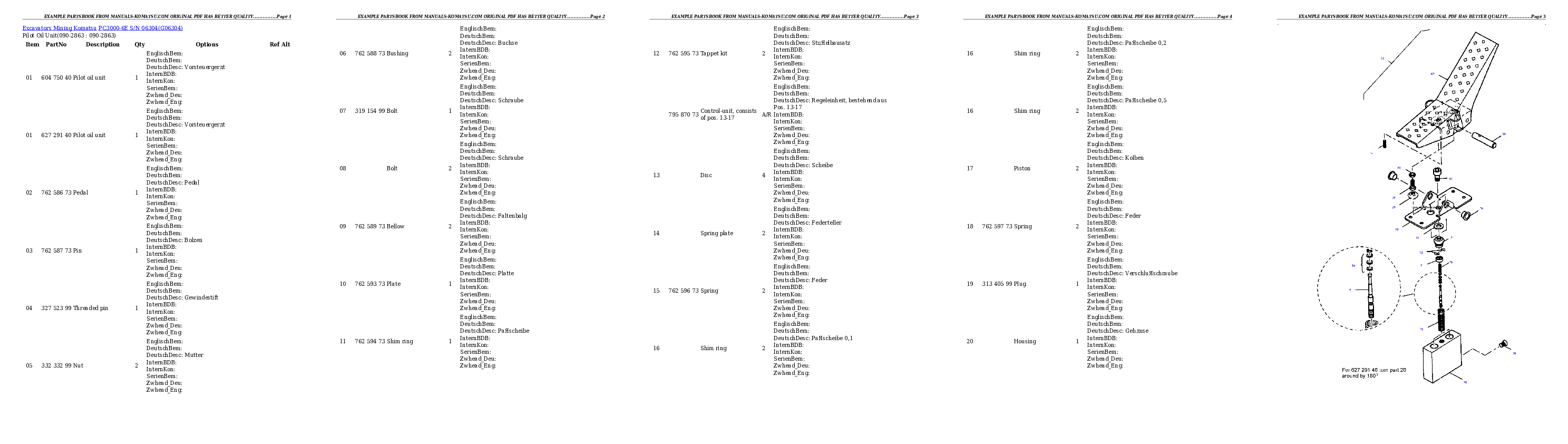 Protected: PC3000-6E S/N 06304 Partsbook