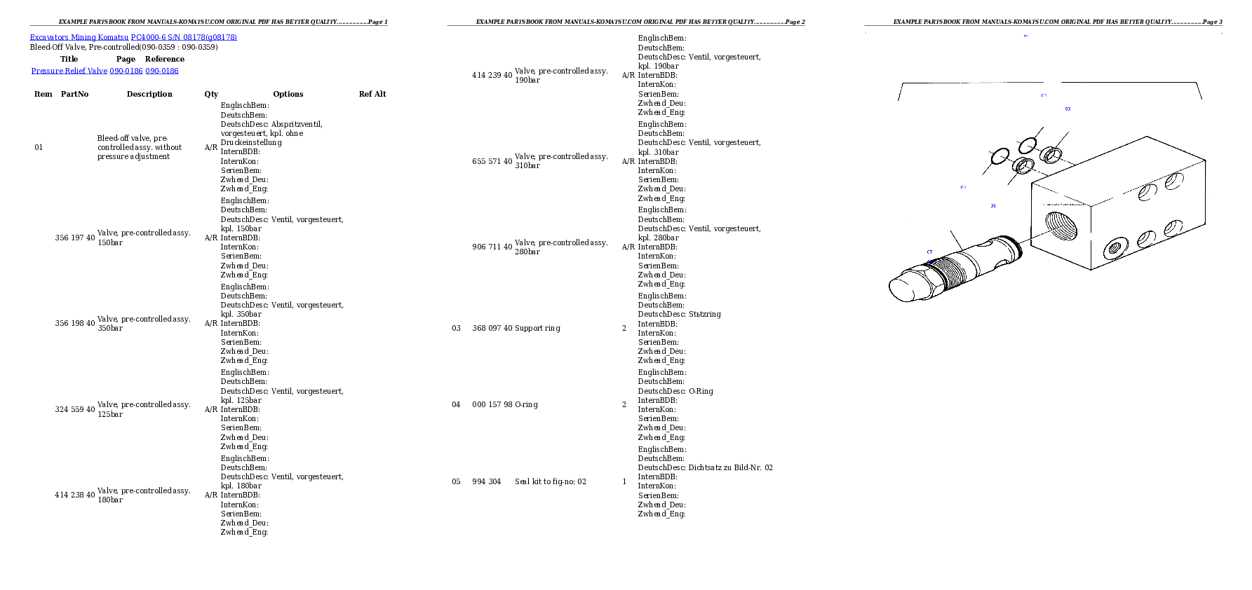 Protected: PC4000-6 S/N 08178 Partsbook