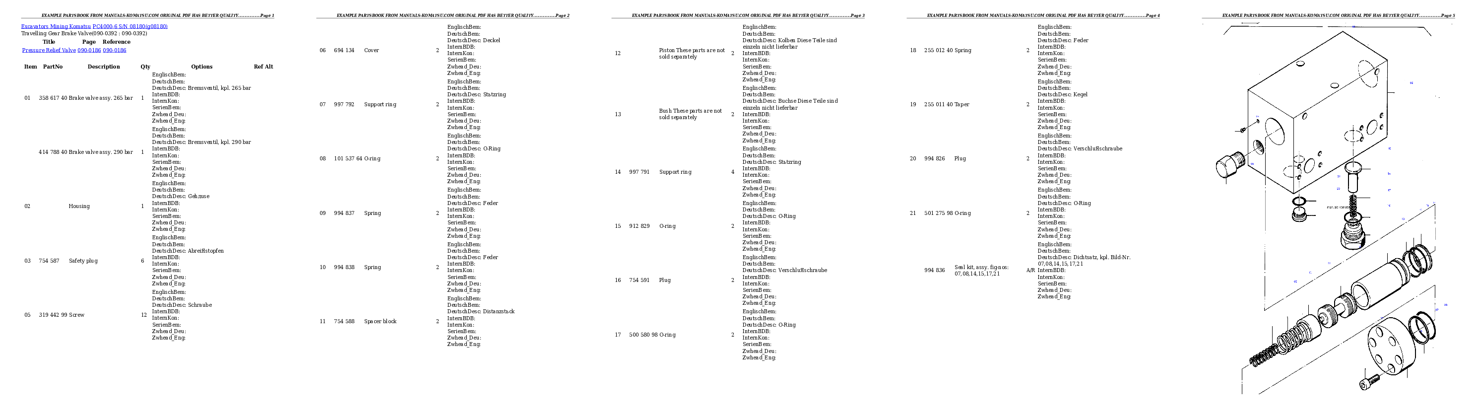 Protected: PC4000-6 S/N 08180 Partsbook