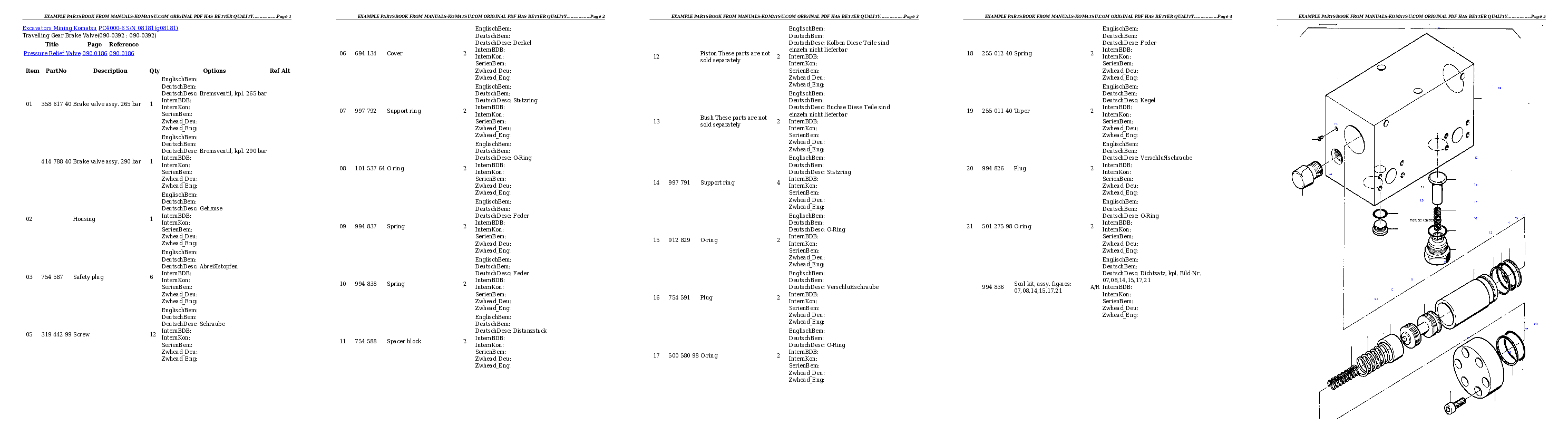 Protected: PC4000-6 S/N 08181 Partsbook