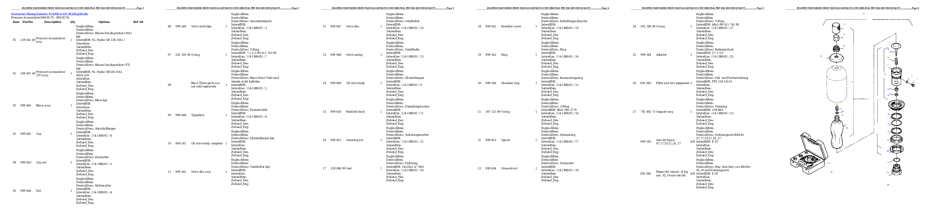 Protected: PC4000-6 S/N 08184 Partsbook