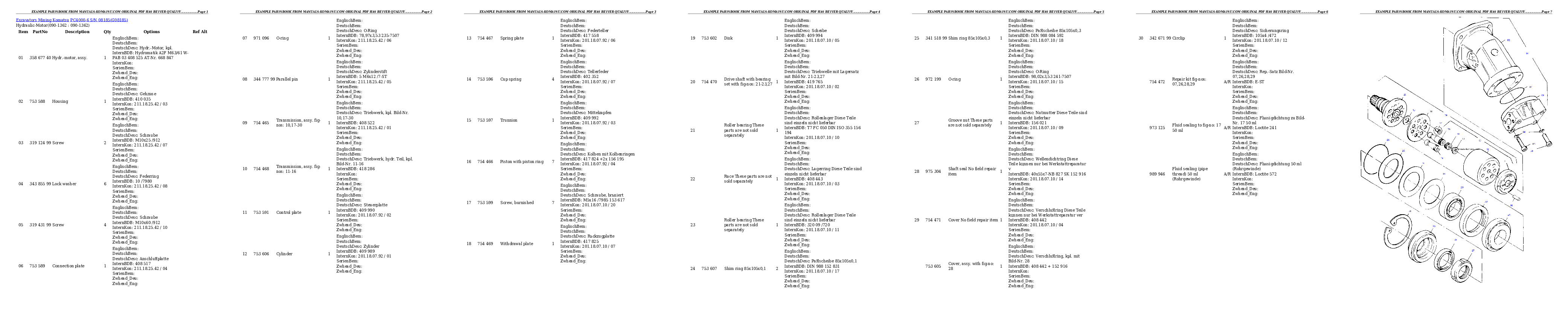 Protected: PC4000-6 S/N 08185 Partsbook