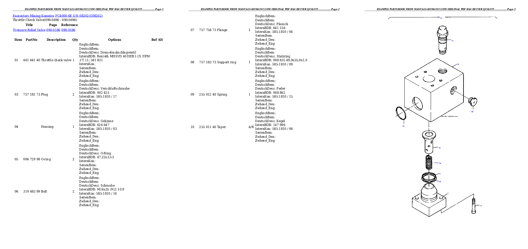 Protected: PC4000-6E S/N 08202 Partsbook