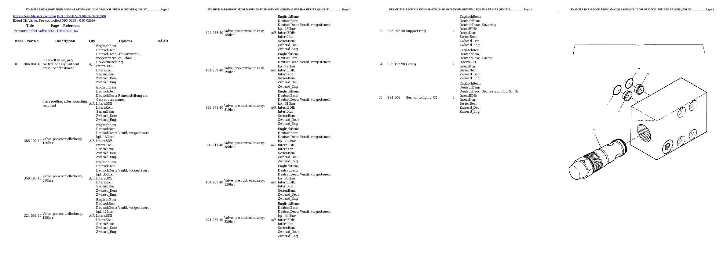 Protected: PC4000-6E S/N 08209 Partsbook