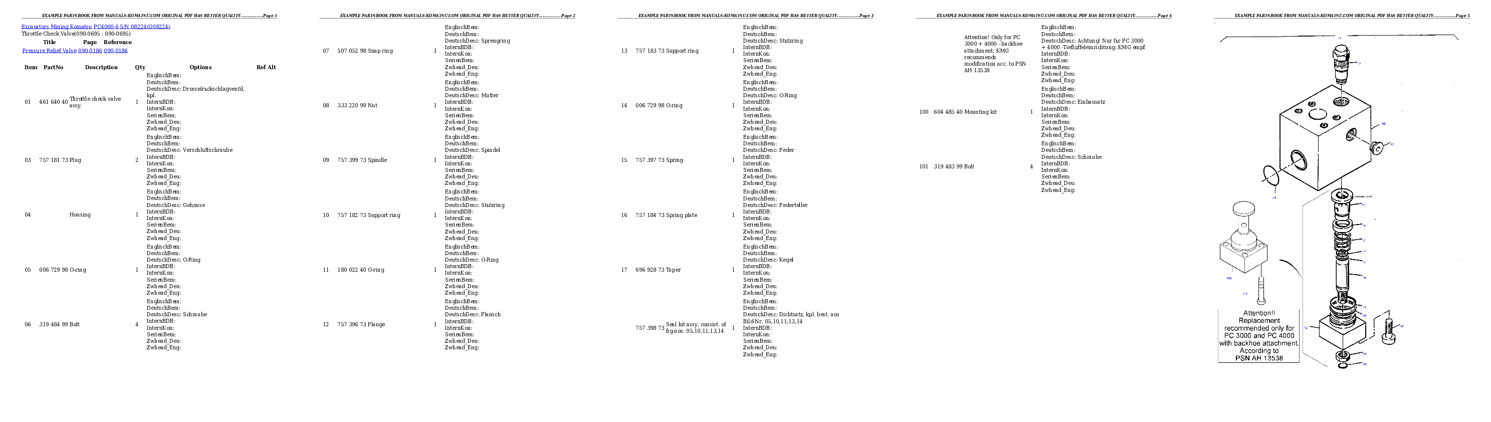 Protected: PC4000-6 S/N 08224 Partsbook