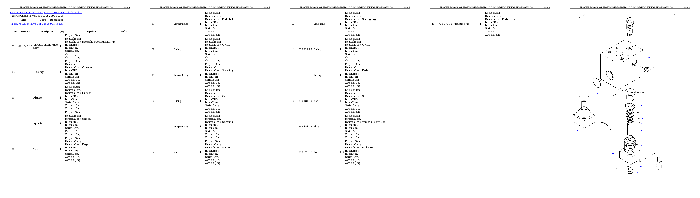 Protected: PC4000-6E S/N 08247 Partsbook