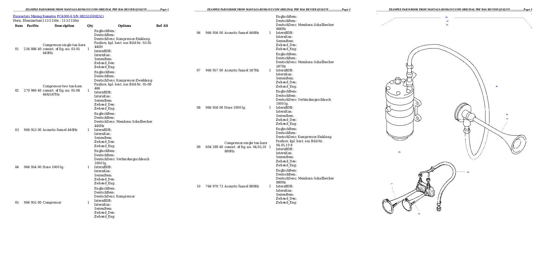 Protected: PC4000-6 S/N 08252 Partsbook