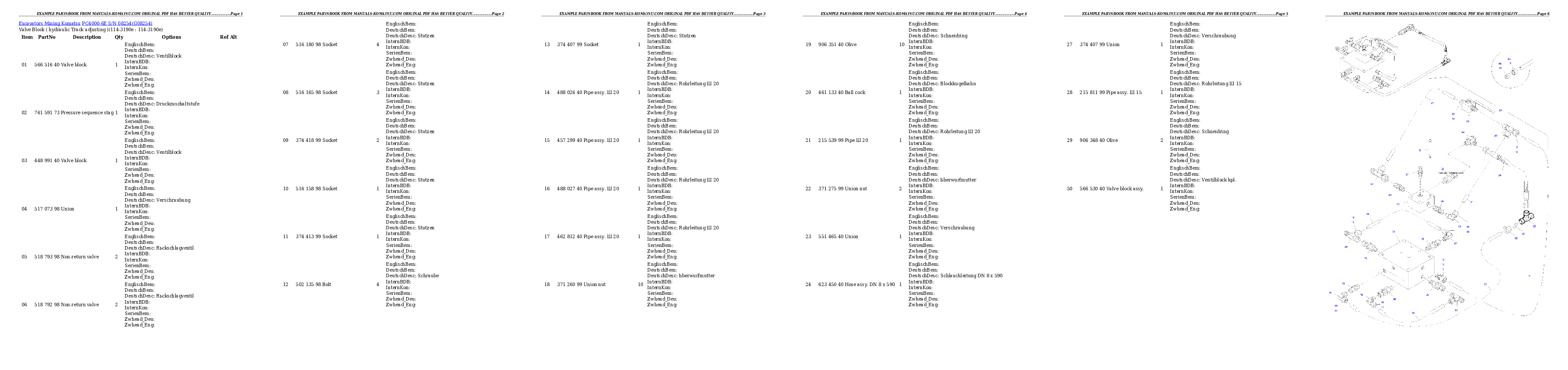 Protected: PC4000-6E S/N 08254 Partsbook