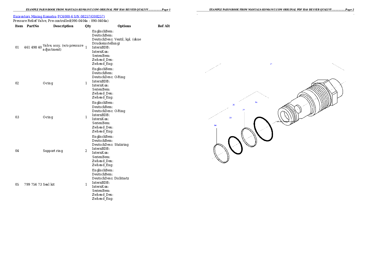 Protected: PC4000-6 S/N 08257 Partsbook