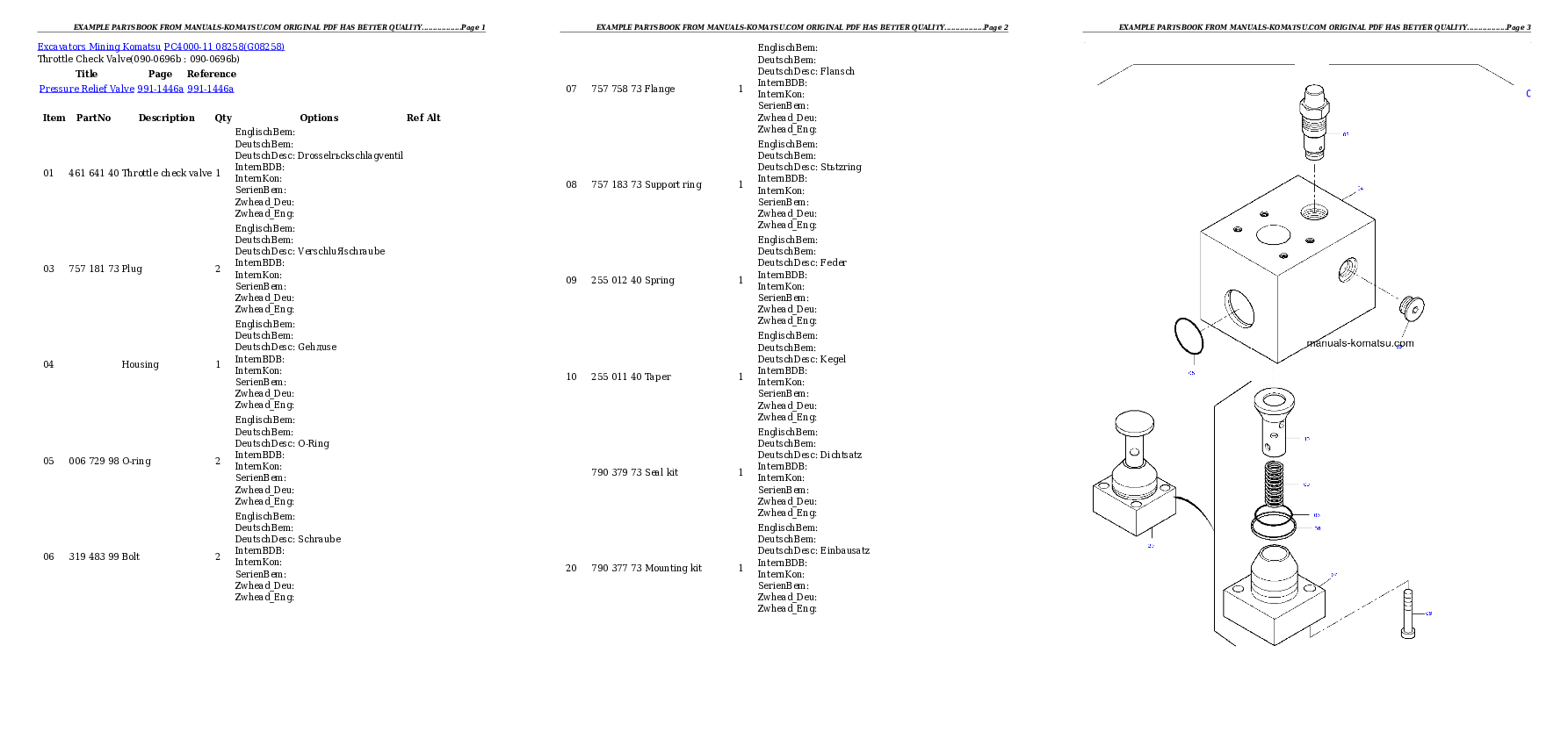 Protected: PC4000-11 08258 Partsbook