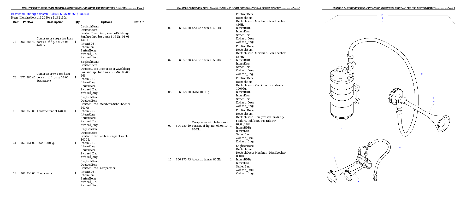 Protected: PC4000-6 S/N 08263 Partsbook