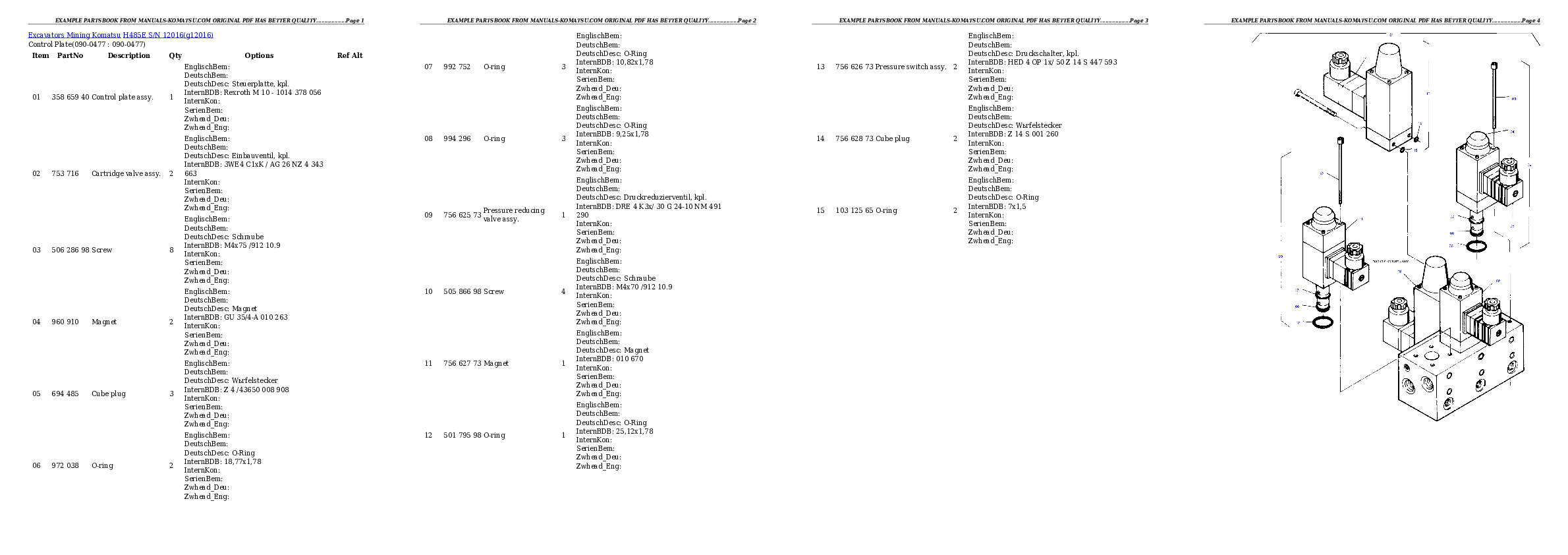 Protected: H485E S/N 12016 Partsbook