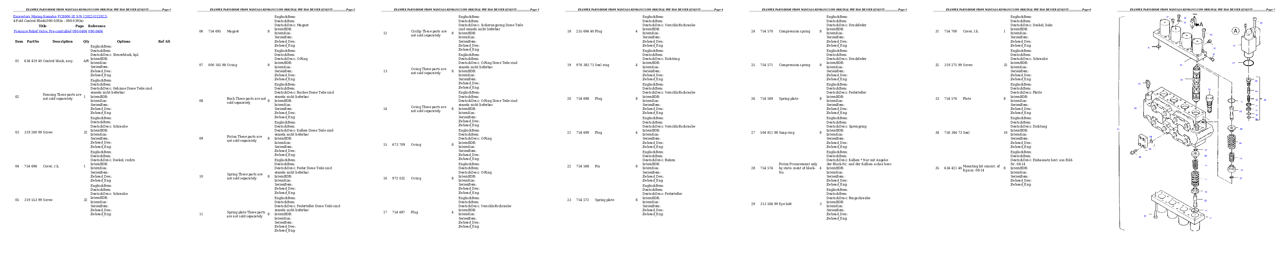 Protected: PC8000-1E S/N 12022 Partsbook
