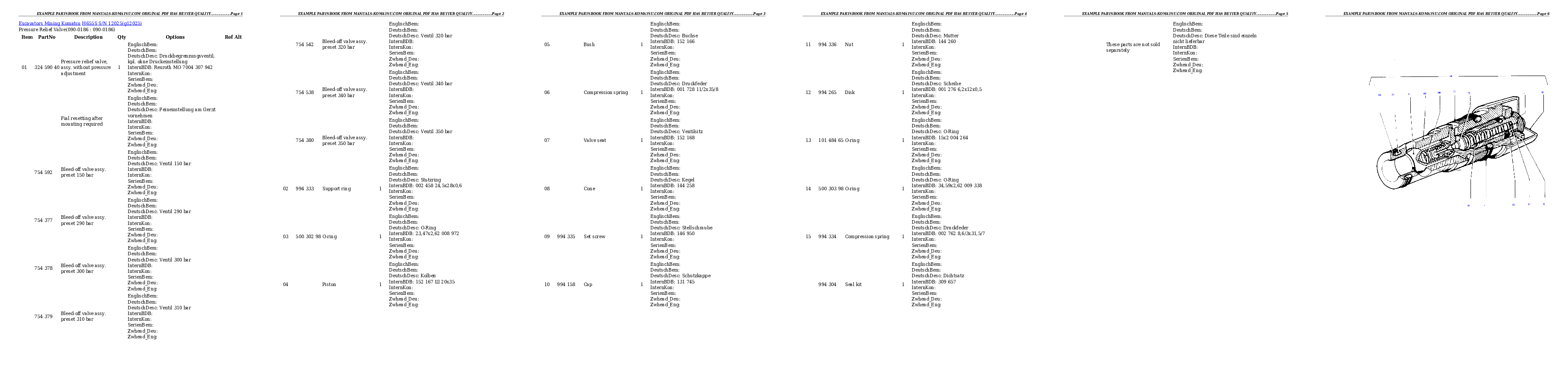 Protected: H655S S/N 12025 Partsbook