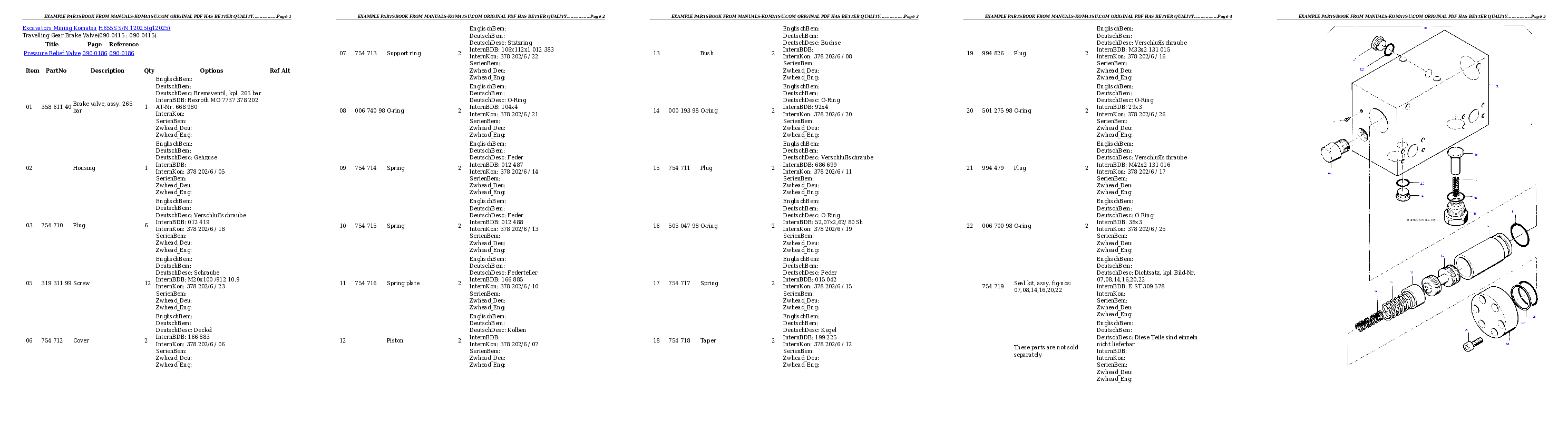 Protected: H655S S/N 12025 Partsbook