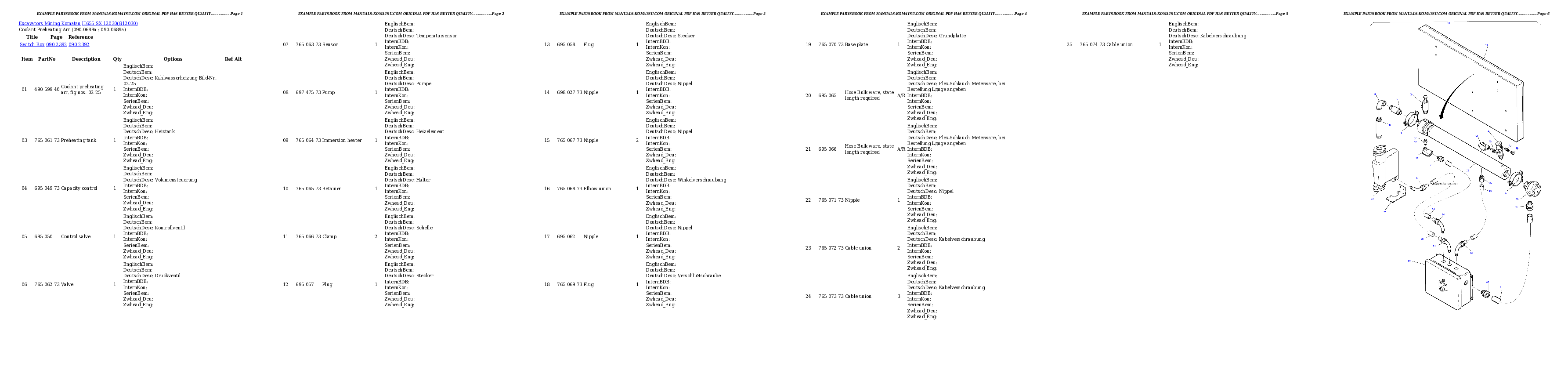 Protected: H655-SX 12030 Partsbook