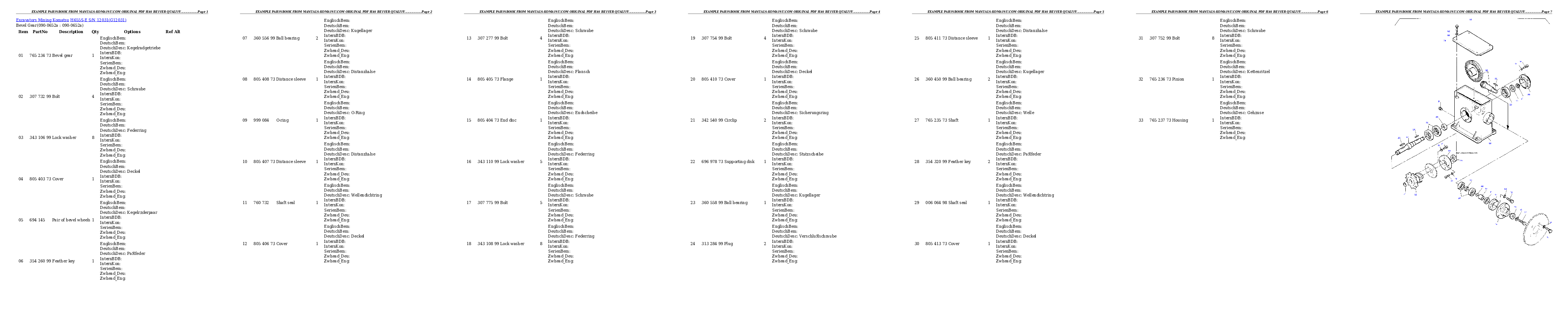 Protected: H655S-E S/N 12031 Partsbook