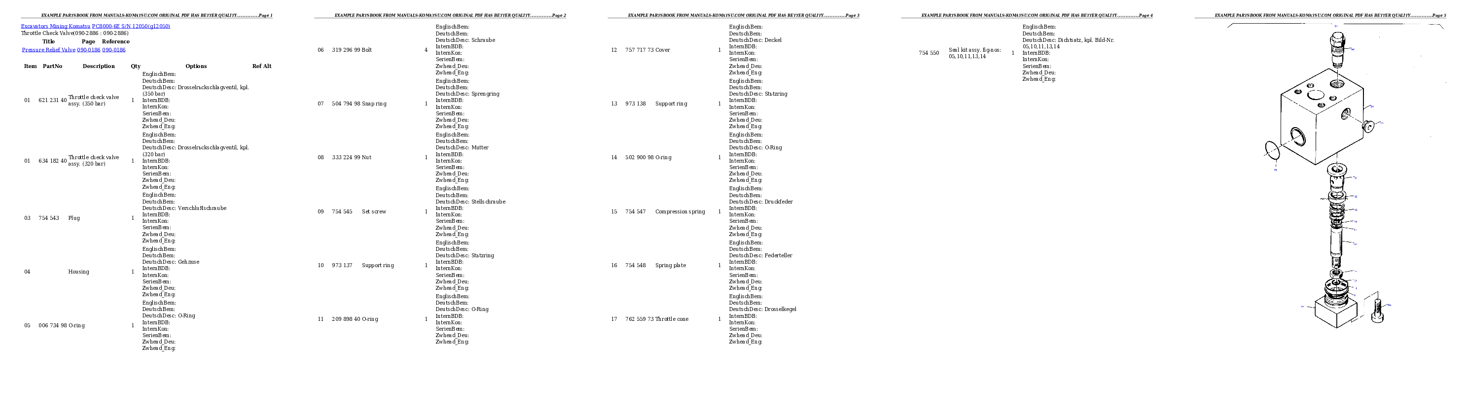 Protected: PC8000-6E S/N 12050 Partsbook